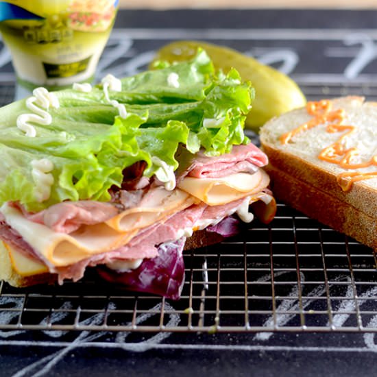 Open Face Deli Sandwich