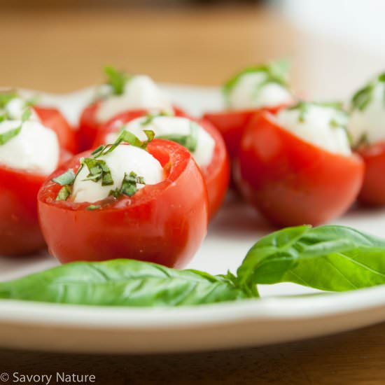 Caprese Tomato Bites