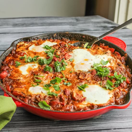 North Indian Baked Eggs