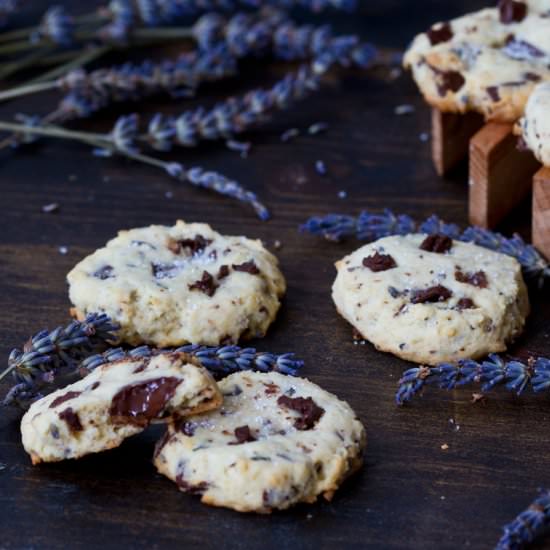 Lavender Chocolate Cookies