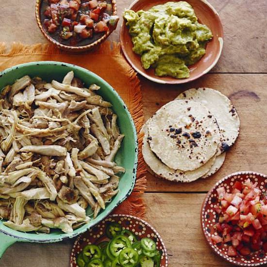 Easy Mexican Shredded Chicken Verde