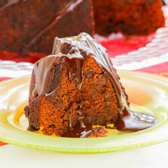Chocolate Mint Bundt Cake
