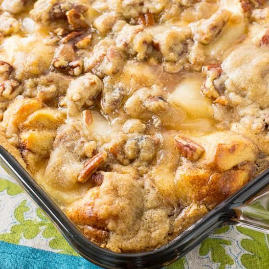 Apple Streusel French Toast Bake