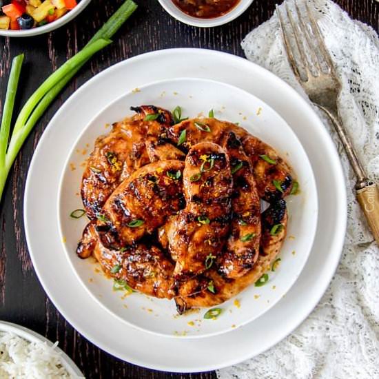 Honey Sriracha Orange Chicken