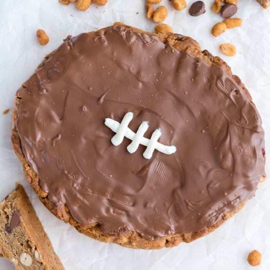 Football Cookie Cake