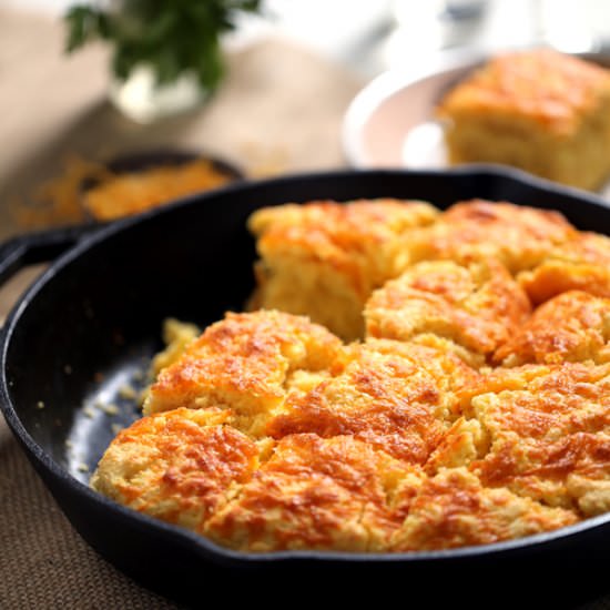 Cheddar and Cream Cheese Cornbread