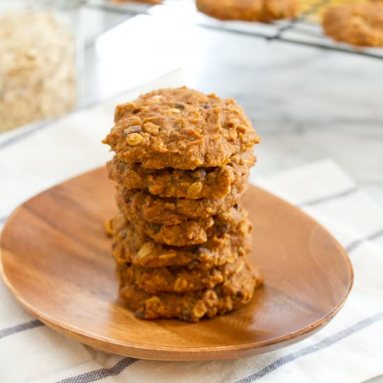 Pumpkin Oatmeal Cookies