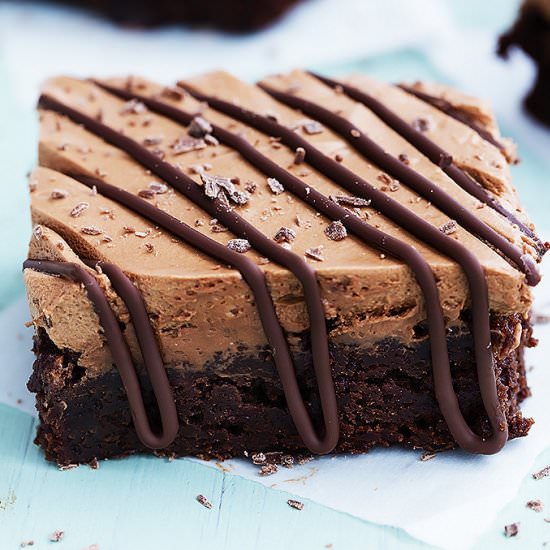 Chocolate Mousse Brownies