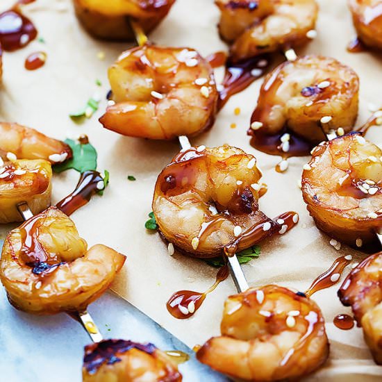 Teriyaki Shrimp Skewers