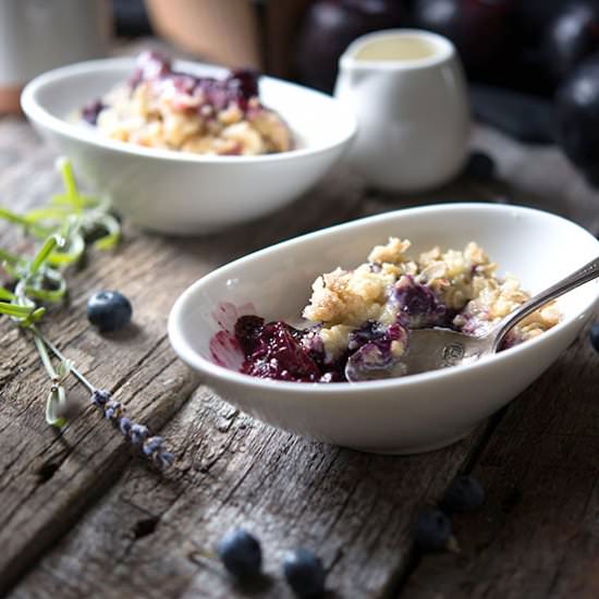 Blueberry Plum Crisp