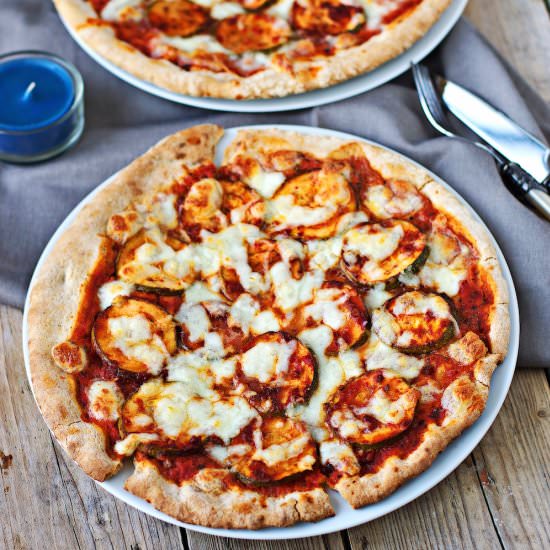 Vegan Pepperoni Pizza