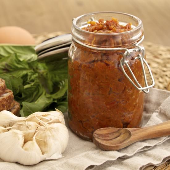 Tomato Jam w Bacon, Onion & Garlic