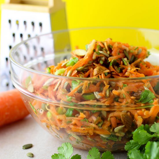 Carrot and seed salad