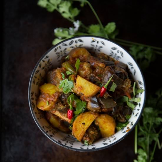 Aloo Bhangain Masala
