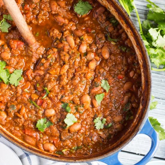 Hidden Vegetable Chili