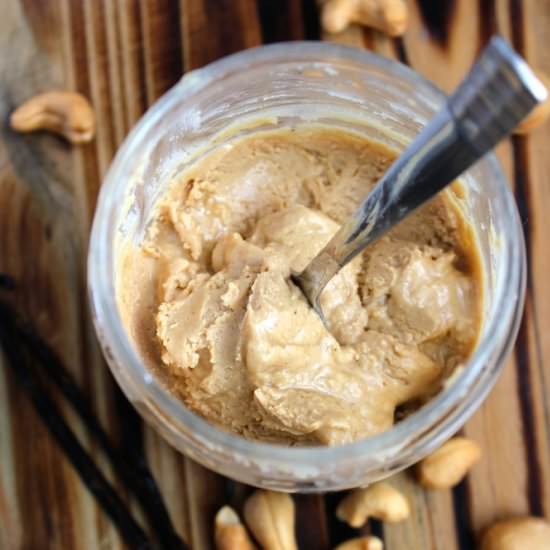 Homemade Vanilla Cashew Butter