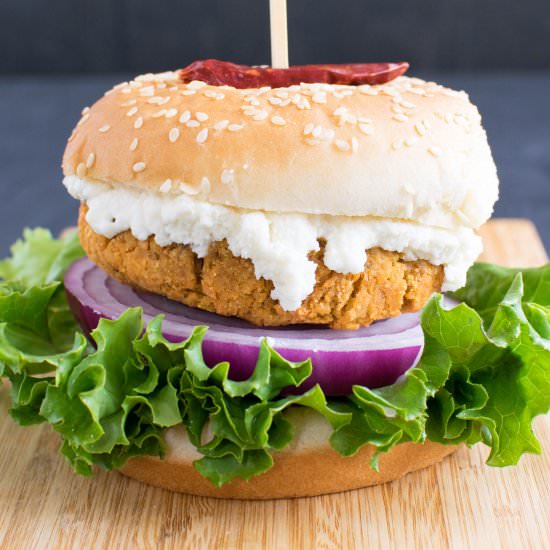 Lentil Curry Burger