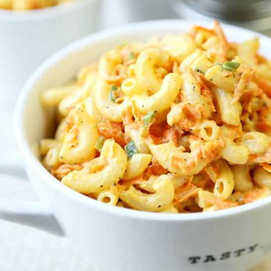 Healthier Hawaiian Macaroni Salad