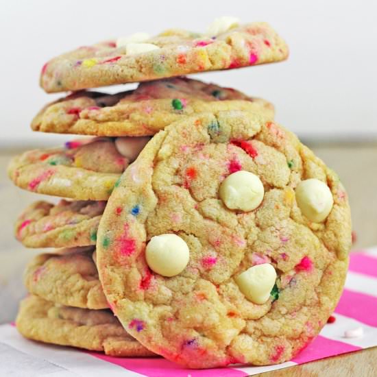 Sprinkles Birthday Cake Cookies