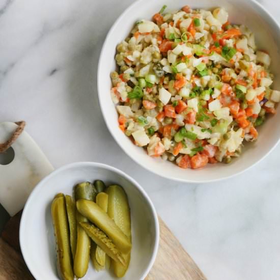 Healthy Vegan Potato Salad