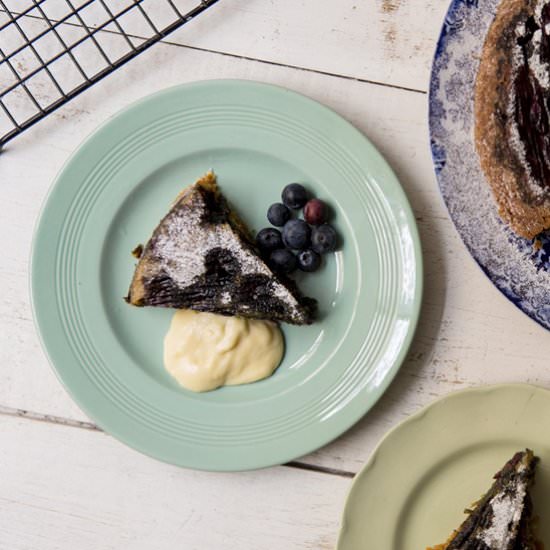 Coconut & Blueberry Cake