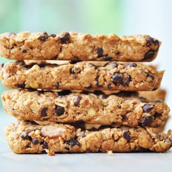 Peanut Butter Oatmeal Granola Bars