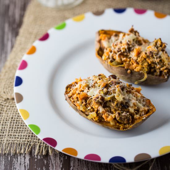 Twice Baked Sweet Potatoes