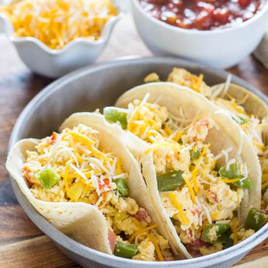 Meatless Breakfast Tacos