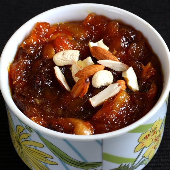 Peach Mango Halwa