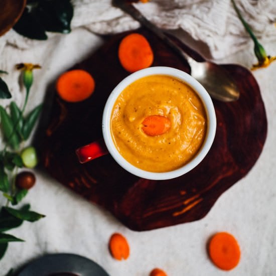 Creamy Miso Carrot Soup