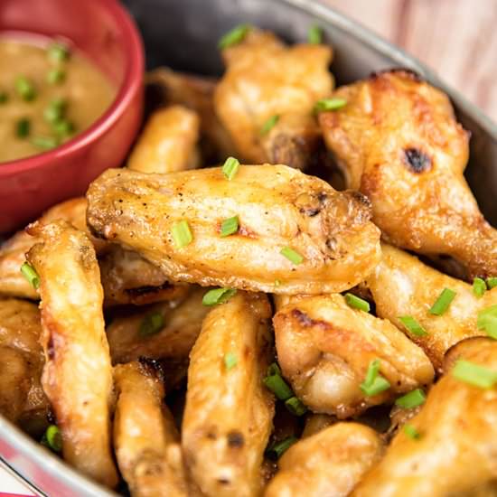 Sweet Mustard Chicken Wings