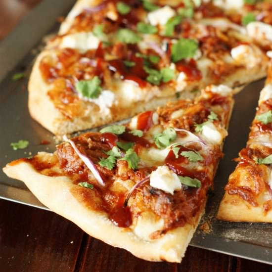 Pulled Pork BBQ Pizza