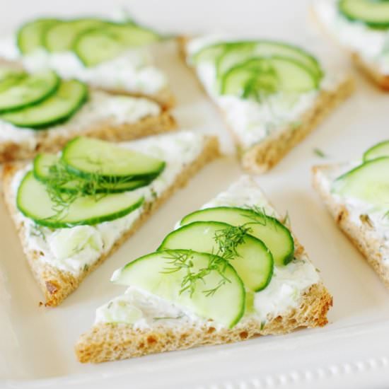 Cucumber Tea Sandwiches