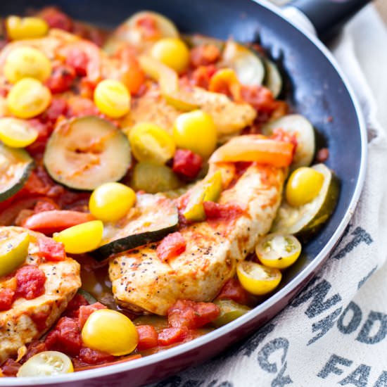30-Minute Chicken Cacciatore