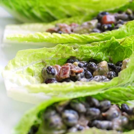 Black Bean Salad Boats