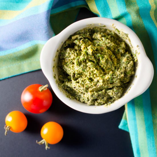 Avocado Pesto Spread