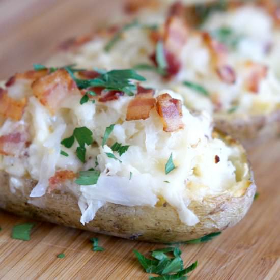German Style Stuffed Potatoes