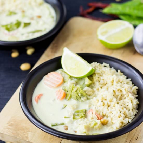 Quick Vegetarian Thai Green Curry