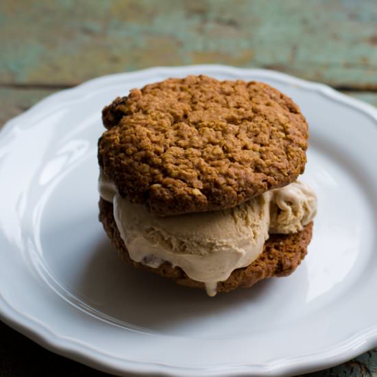Cinnamon Ice Cream Sandwiches