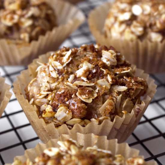 Healthy Flourless Banana Muffins