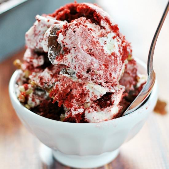 Red Velvet Cheesecake Ice Cream