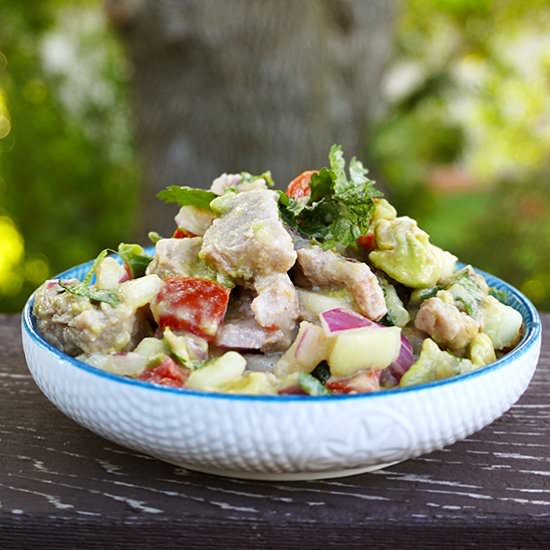 Tuna Ceviche w/ Avocado and Tomato