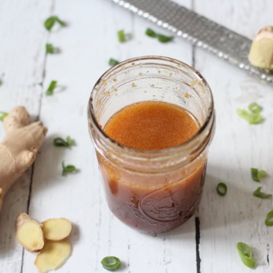 Homemade Soy Ginger Dressing