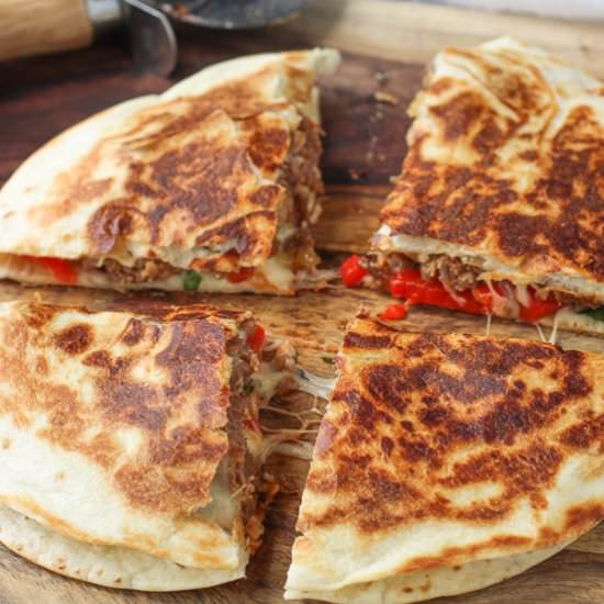 Italian Sausage Quesadillas