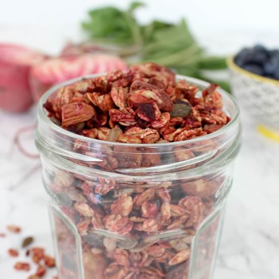 Beetroot and Apple Granola