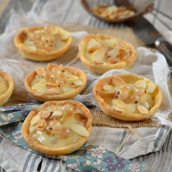 Gooseberries and Chocolate Tartlets
