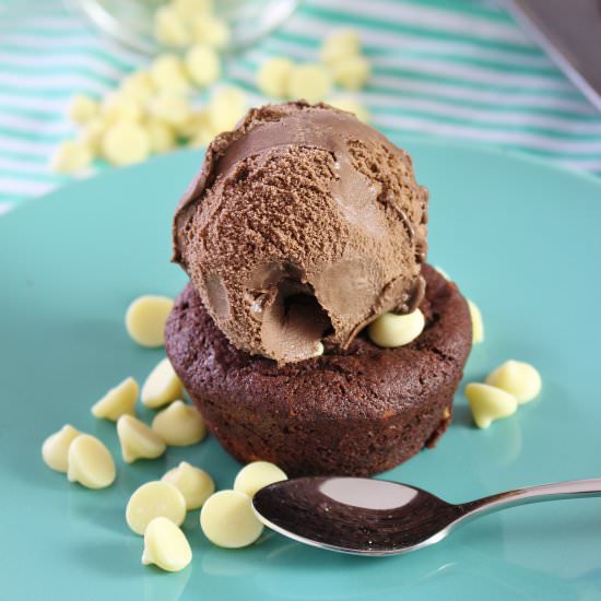 Double Choc Chip Cookie Cups {GF}