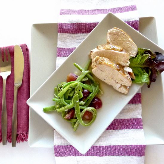 Bean Salad with Anise Chicken