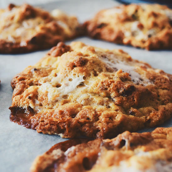 Chocolate Chip Marshmallow Cookies