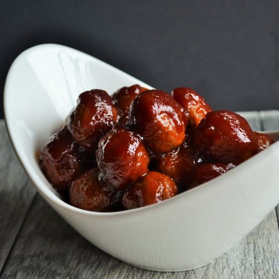 Spicy Crockpot Meatballs